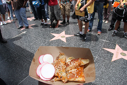 Dumplings from the ESPN Match Truck
