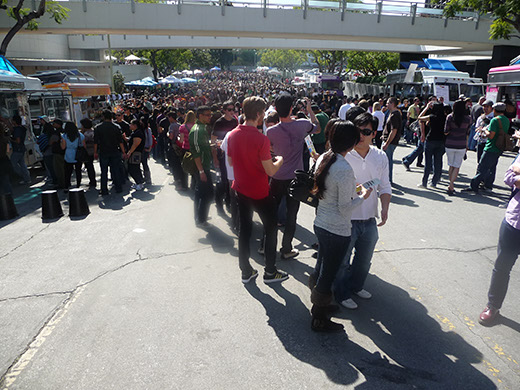 LA Street Food Fest crowd at February's event